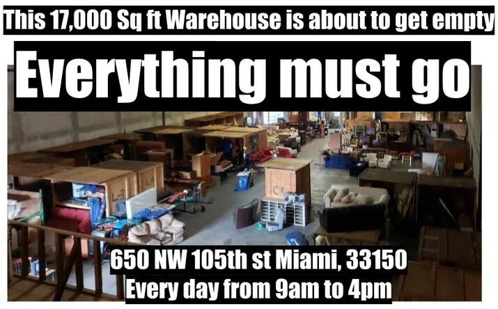 Garage Sales Warehouse Clearance Miami Herald Classifieds