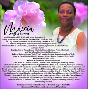 Marcia Burton Obituary Nation News