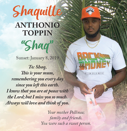 Shaquille Toppin | In Memoriam | Nation News