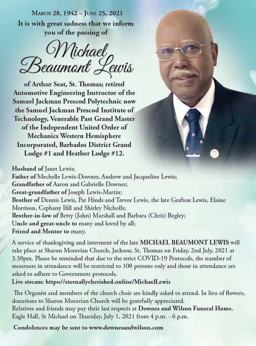 Michael Lewis Obituary Nation News