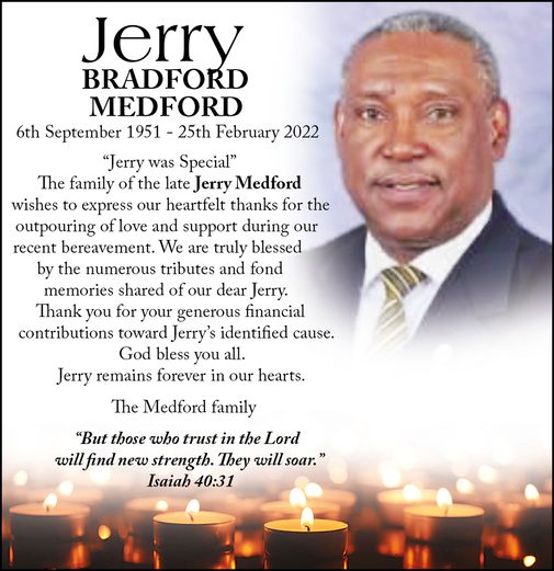 Jerry Medford Obituary Nation News