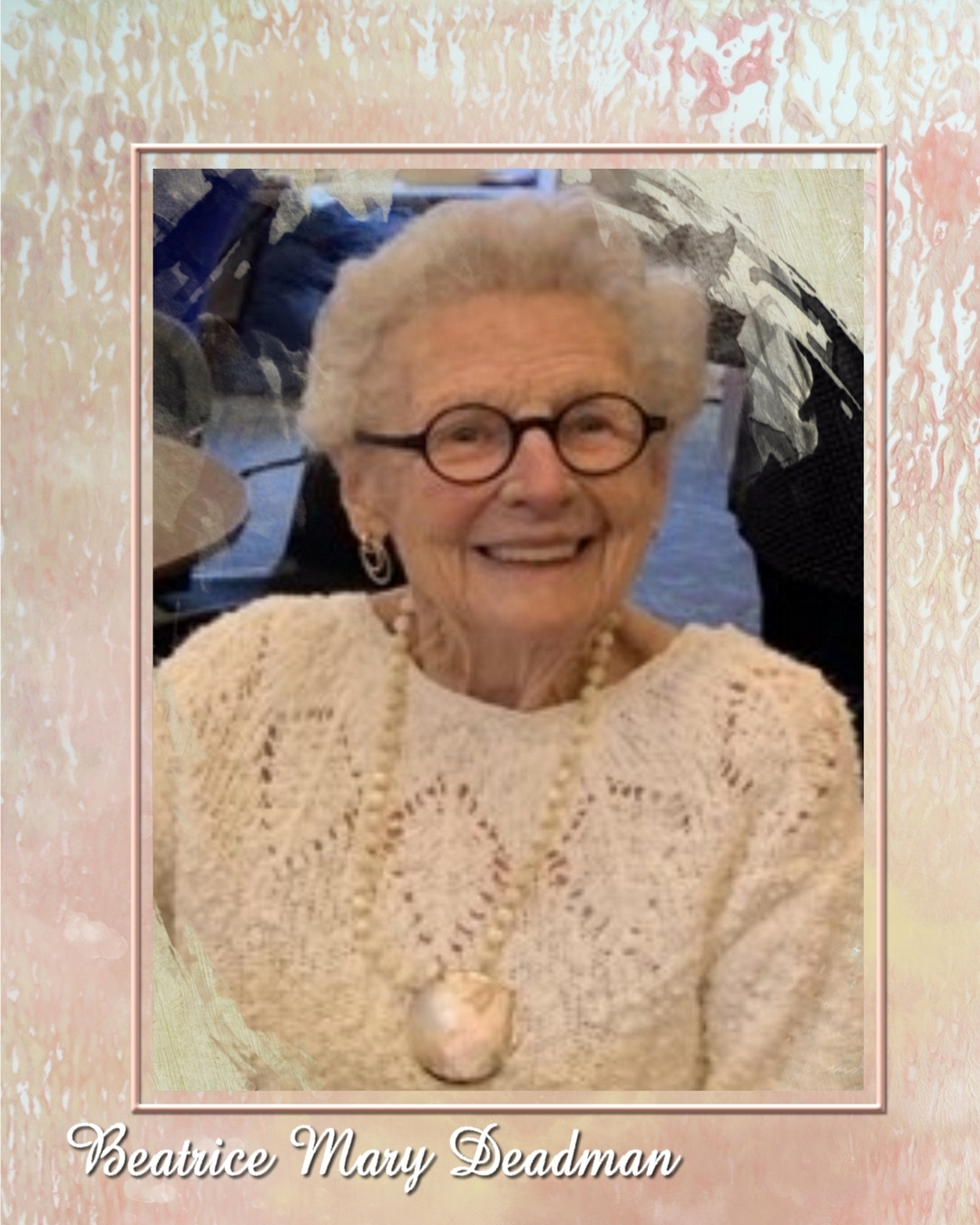 Beatrice Mary nee Bill DEADMAN Obituary Hamilton Spectator