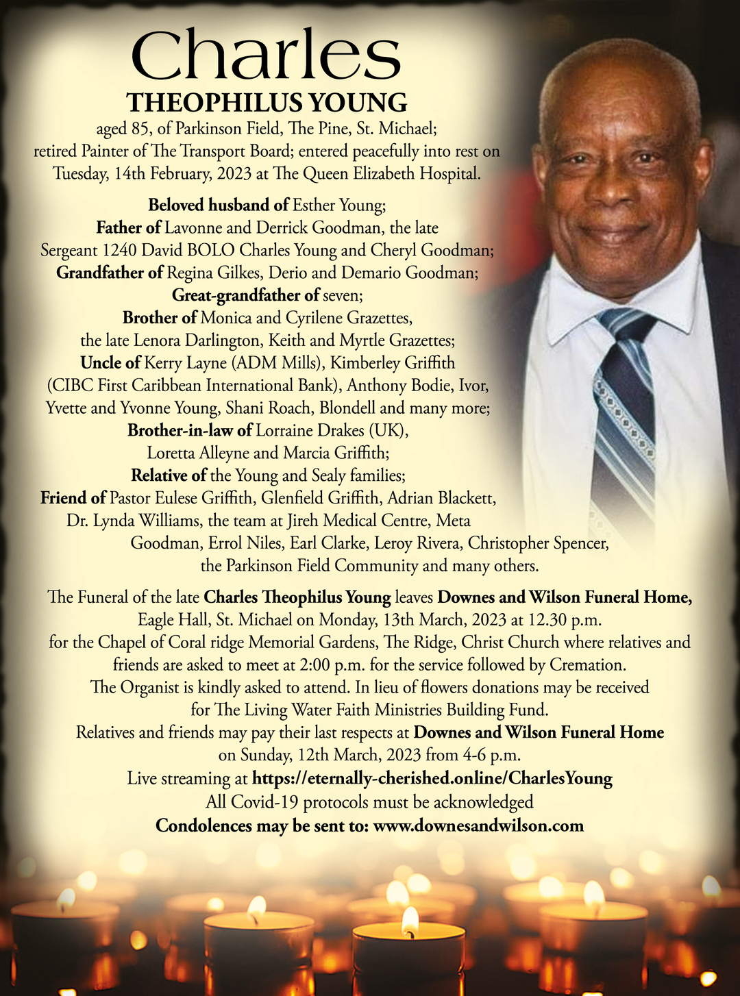 Charles Young Obituary Nation News